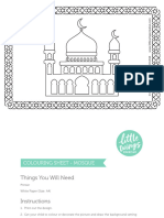 Colouring Page - Mosque