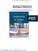 Solution Manual For Fundamentals of Taxation 2019 Edition 12th by Cruz