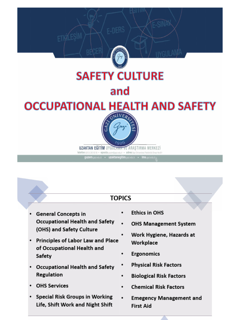 1 Safety Culture Pdf Occupational Safety And Health Risk