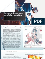 Demografía Europea, Española y Andaluza