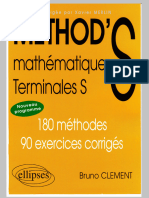 180 Méthodes & 90 Exercices Corrigés Terminale S - B. Clément (2003)