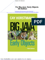 Test Bank For Big Java Early Objects 5th Edition