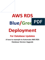 AWS RDS Blue - Green Deployment For Database Updates