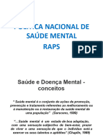 Politica Nacional de Saúde Mental - Raps