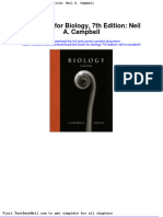 Test Bank For Biology 7th Edition Neil A Campbell
