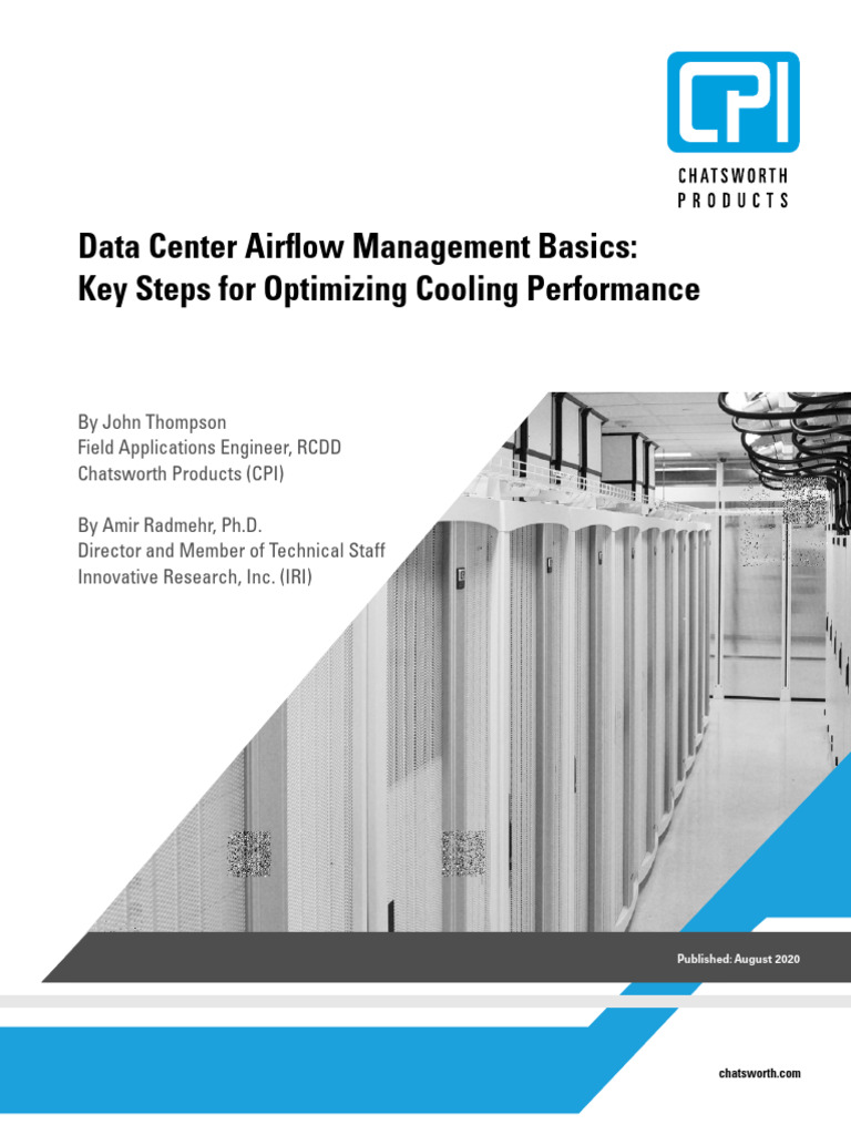 Data Center Airflow MGMT Basics WP | PDF | Data Center | Duct (Flow)