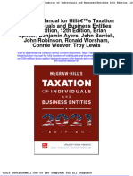 Solution Manual For Hills Taxation of Individuals and Business Entities 2021 Edition 12th Edition Brian Spilker Benjamin Ayers John Barrick John Robinson Ronald Worsham Connie Weaver TR