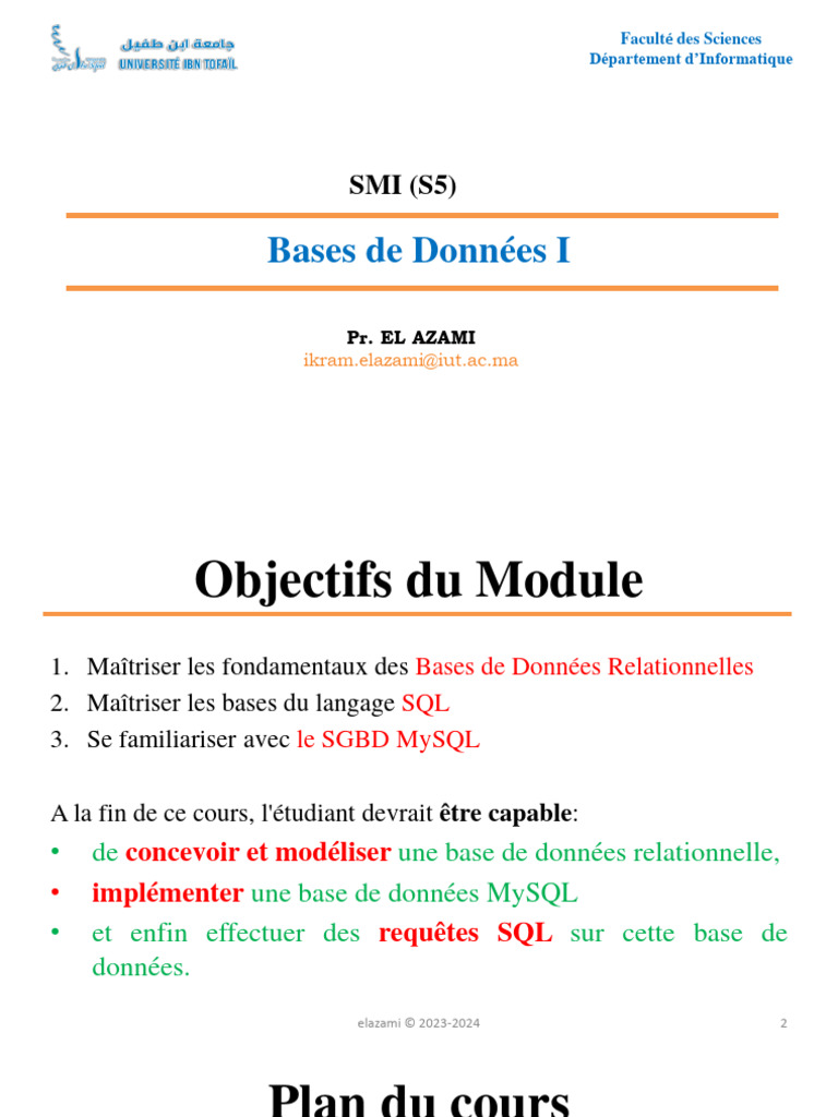 Introduction à la méthode MERISE BDD | PDF | Bases de données | Base de ...