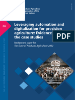 Leveraging Automation and Digitalization For Precision Agriculture: Evidence From The Case Studies