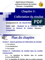 Chapitre 3 - Laffectation Du Résulat