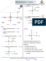 Analitik Geometri 1 Konu Anlatımı