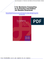 Test Bank For Business Connecting Principles To Practice 2nd Edition William Nickels Download