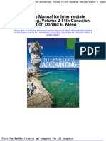 Solution Manual For Intermediate Accounting Volume 2 11th Canadian Edition Donald e Kieso