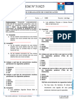 EXAMEN BIMESTRAL IV COMUNICACIÒN 1ro y 2do