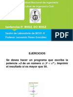 Sentencias IF, WHILE, DO WHILE