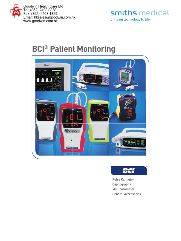 BCI Patient Monitoring Catalogue Goodwin | PDF | Blood Pressure ...