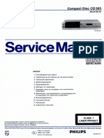PHILIPS CD303 Service Manual
