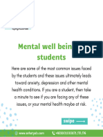 Mental Well Being of Students