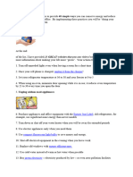 The Purpose of This Article Is To Provide 40 Simple Ways You Can Conserve Energy and Reduce Toxicity in Your Home and Office