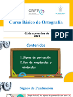 Sesión Curso Básico de Ortografía No. 3