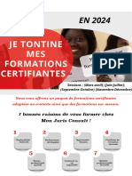 Je Tontine - Mes Formations - 2024 - MJC - Catalogue