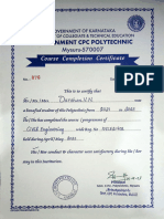 Course Completion Certificate