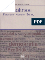 Menderes Çınar (Der.) - Demokrasi - Kavram, Kurum, Süreç