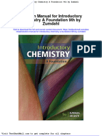 Solution Manual For Introductory Chemistry A Foundation 9th by Zumdahl