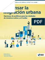 Repensar La Migracion Urbana Opciones de Politicas para Las Ciudades de America Latina y El Caribe