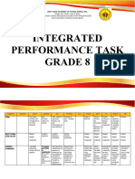 Integrated Performance Task in Grade 8