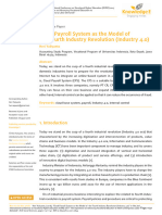 Cloud Payroll System As The Model of The Fourth Industry Revolution (Industry 4.0)