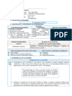 Sesión de Aprendizaje N 08-11-23 Tutoria