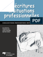 Les Écritures en Situations Professionnelles (Françoise Cros de Fabrique)