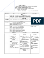 Ug Time Table I Semester Old Dec 2023