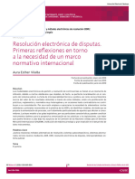 2010 Resolucion Electronica de Disputas Primeras Reflexiones IDP
