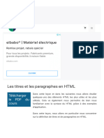 Les titres et les paragraphes en HTML - Pierre Gi…