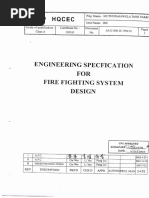 Eng Spec For Fire Fighting System Design