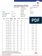 Cholamandalam Investment and Finance Company Limited Repayment Schedule Date:27/12/2023