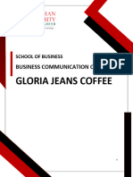 BUS-201 - Bussiness Communication Gloria Jeans Coffee v3