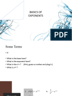 Lecture # 1 - Exponents, Straight Lines, Simultaneous Equation, Quadratic Equation