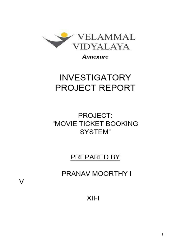 MOVIE TICKET BOOKING SYSTEM Share | PDF | Software Testing | Computer ...