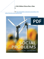 Social Problems 13th Edition Eitzen Baca Zinn Smith Test Bank