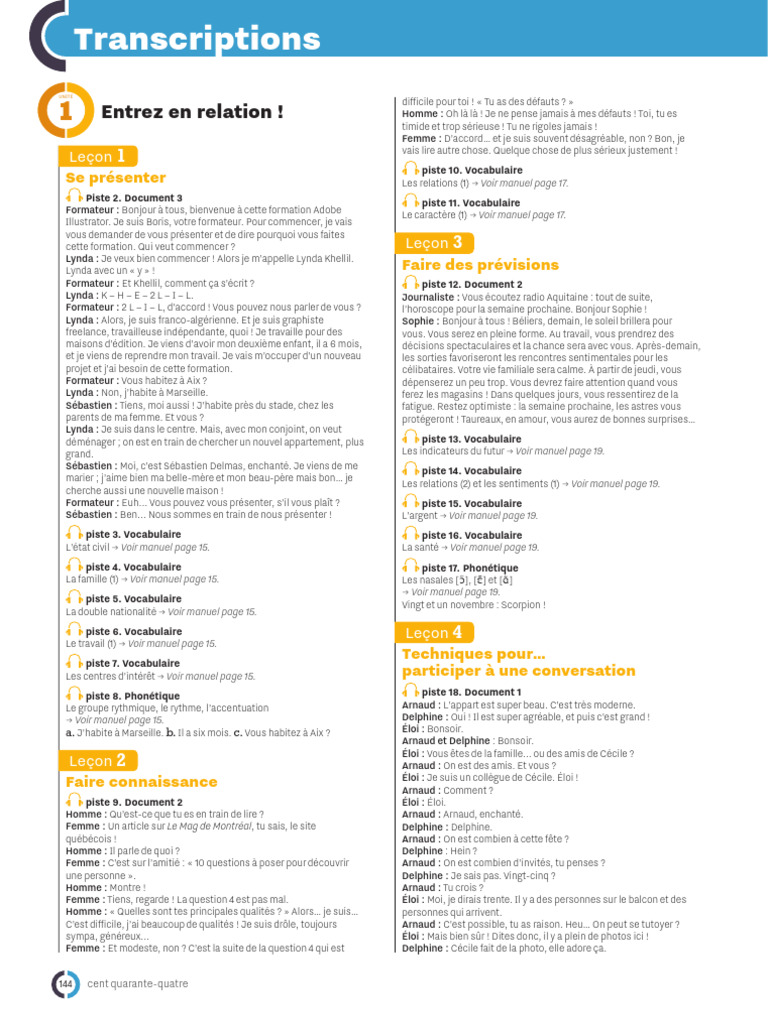 INSP2 Transcriptions | PDF