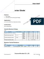 Schottky Barrier Diode: Fms 1N60/1N60P