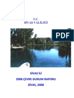 SİVAS İLİ Cevre Durum Raporu 2008