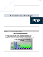 Cours Conversion D'energie - Chap3 - Hydraulique