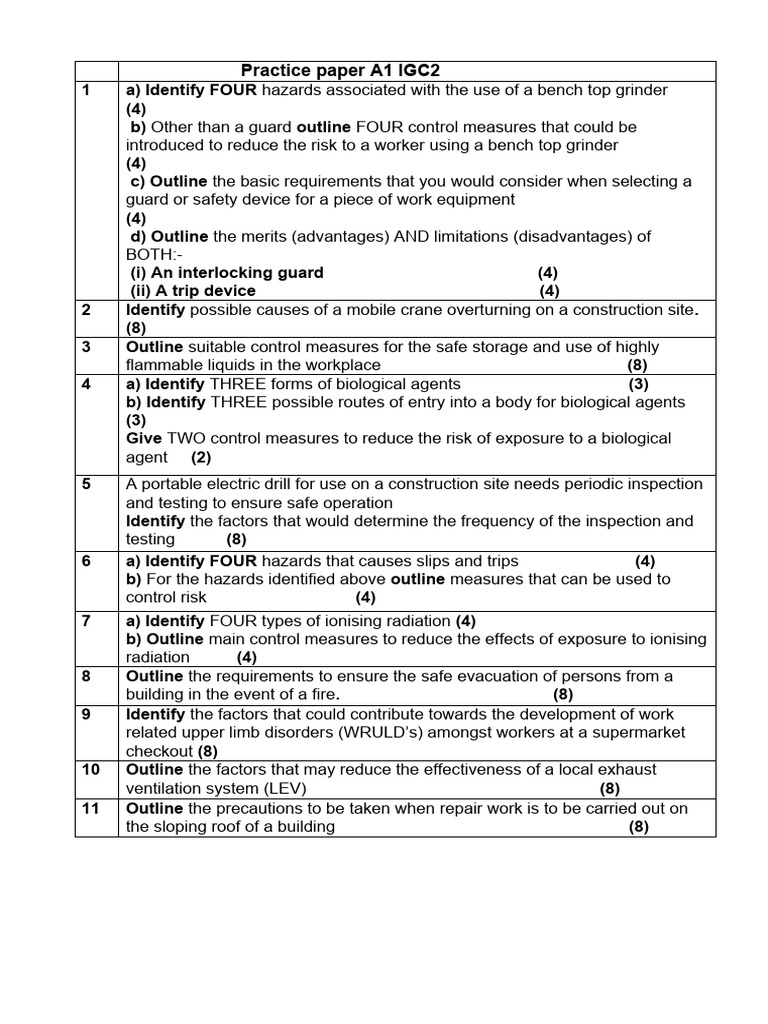 Workplace Safety Hazards and Controls | PDF | Technology & Engineering