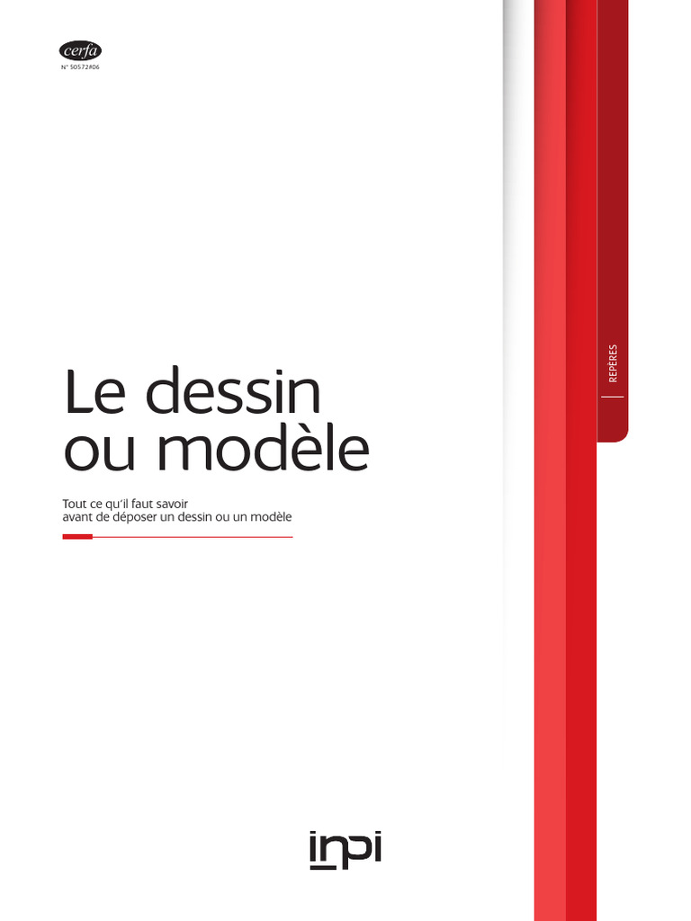Déposer un dessin ou modèle INPI | PDF | Dessin | Propriété intellectuelle