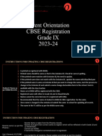 CBSE Grade 9 Orientation 2023-24