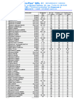 Price List